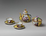 Sugar bowl with cover, Doccia Porcelain Manufactory (Italian, 1737–1896), Hard-paste porcelain, Italian, Florence