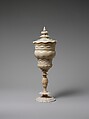 Standing cup with cover, Lorenz Zick, Ivory, German, Nuremberg