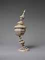 Standing cup with cover, Lorenz Zick, Ivory, German, Nuremberg