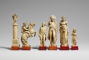 Battle of Austerlitz chessmen (32), Ivory, French, Dieppe