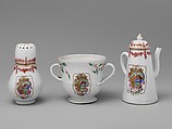 Coffeepot (part of a service), Hard-paste porcelain, Chinese, for Spanish market