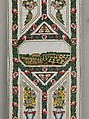 Verdures du Vatican (set of two), Jean Démosthène Dugourc (French, Versailles 1749–1825 Paris), Woven silk and metal thread with applied silk and chenille embroidery, French, Lyon