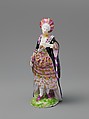 Woman, Allegory of the Year, Imperial Porcelain Manufactory  (Vienna, 1744–1864), Hard-paste porcelain, Austrian, Vienna