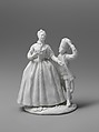 Woman and Hussar, Imperial Porcelain Manufactory, Hard-paste porcelain, Austrian, Vienna