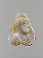 Bust of an unidentified Emperor of the Antonine dynasty, Agate, Italian
