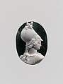 Bust of Minerva, Elena Pistrucci  British, Onyx or agate, probably Italian, Rome
