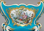 Flower vase (cuvette Mahon), Sèvres Manufactory (French, 1740–present), Soft-paste porcelain, French, Sèvres
