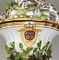 Hunting cup with cover, Meissen Manufactory (German, 1710–present), Hard-paste porcelain, German, Meissen