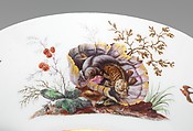 Broth bowl with cover and stand (écuelle ronde et plateau rond), Vincennes Manufactory (French, ca. 1740–1756), Soft-paste porcelain decorated in polychrome enamels, gold, French, Vincennes