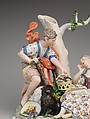 Le Panier Mistérieux, Fulda Pottery and Porcelain Manufactory (German, 1764–1789), Hard-paste porcelain, German, Fulda