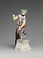 Harlequin, Höchst Manufactory (German, 1746–1796), Hard-paste porcelain decorated in polychrome enamels, gold, German, Höchst