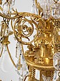 Twenty-four-light chandelier (lustre) (one of a pair), Gilt bronze, rock crystal, French