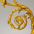 Pair of seven-light candelabra (candélabres or girandoles), Gilt bronze, griotte marble, bardiglio marble, French