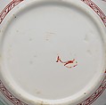 Teapot with storks, Chantilly (French), Soft-paste porcelain painted with colored enamels over tin glaze, French, Chantilly
