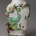 Fountain with cover and spigot, Mennecy, Tin-glazed soft-paste porcelain; gilt bronze, French, Mennecy