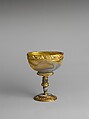 Standing cup with cover, Agate, silver gilt, gold, enamel, rubies, diamond, French, Paris