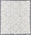 Cravat (one of a pair), Bobbin lace, French