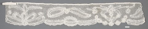 Piece, Bobbin lace, Flemish, possibly Wallonia