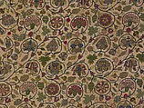 Cushion cover, Linen embroidered with silk and gilded silver thread; chain, square double chain, stem,
plaited braid, and buttonhole stitches, with buttonhole fillings, laid and couched work, British