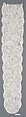 Lappet, Linen, bobbin lace, French