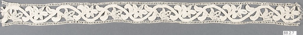 Fragment, Bobbin lace, Italian