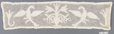 Fragment, Bobbin lace, Potten kant, Flemish, Antwerp