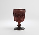 Water goblet, Compagnie des Cristalleries de Saint-Louis, Glass, French, Saint-Louis-les-Bitche