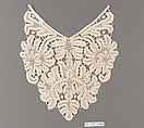 Ornament (one of a pair), Bobbin lace, possibly Spanish