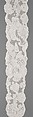 Lappet (one of a pair), Bobbin lace, Flemish