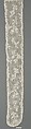 Lappet (one of a pair), Needle lace, French or Flemish