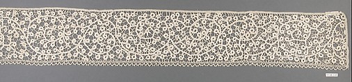 Fragment, Bobbin lace, Italian, Venice