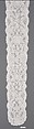 Pair of joined lappets, Bobbin lace, Flemish