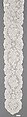 Pair of lappets, Bobbin lace, Flemish