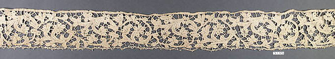 Strip, Bobbin lace, Milanese lace, Italian, Milan