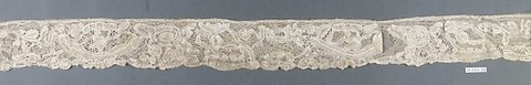 Fragment, Bobbin lace, Flemish or Spanish