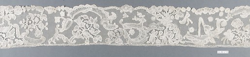 Strip, Bobbin lace, point d'Angleterre, Flemish