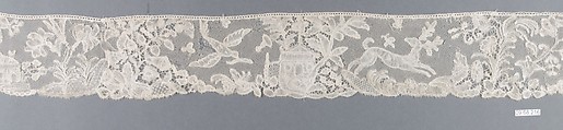 Strip, Bobbin lace, point d'Angleterre, Flemish, Brussels