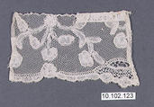 Fragment, Bobbin lace, point d'Angleterre, Flemish