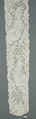 Pair of joined lappets, Bobbin lace, point d'Angleterre, Flemish, Brussels