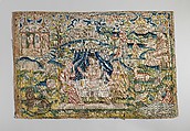 The Story of Samuel, Linen canvas worked with silk and metal thread, seed pearls; tent, couching, and straight stitch, British