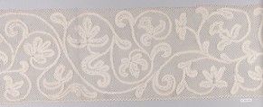 Border, Bobbin lace, Milanese lace, Italian, Milan