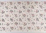 Floral print, Oberkampf Manufactory (French, active 1760–1843), Linen, French, Jouy-en-Josas