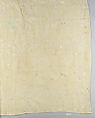 Panel, Linen on cotton                                                  , British