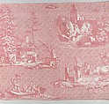 Swiss scenes, Oberkampf Manufactory (French, active 1760–1843), Cotton, French, Jouy-en-Josas