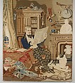 Sir Walter Scott at Abbotsford, Wool, canvas, British