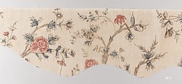 Border or valance, Cotton, Indian, for Western market