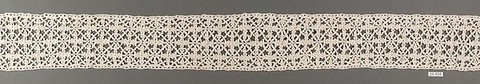 Fragment, Bobbin lace, possibly Greek