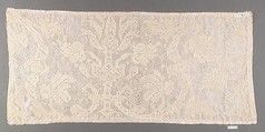 Fragment, Embroidered net, Italian