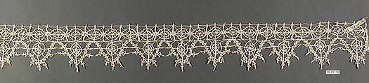 Edging, Bobbin lace, Italian, Genoa