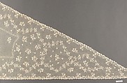 Fichu, Needle lace, point d’Alençon, French